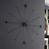 Bild von KARE Wanduhr Like Umbrella, Alu, Kunststoff, Ø 100 cm