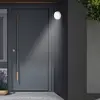 Bild von LED-Sensor-Außenwandleuchte Dortmund Ø17cm silber