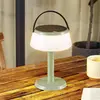 Bild von Lindby LED-Solar-Tischleuchte Mikkel, grün, dimmbar