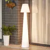 Bild von Lucande LED-Akku-Terrassenleuchte Gauri, weiß, 153 cm, IP44