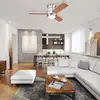 Bild von Westinghouse Deckenventilator mit Licht Halley, holz, leise