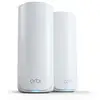 Bild von NETGEAR Orbi 770 Serie WiFi 7 Mesh-System 2er-Pack WLAN BE10800 Triband, 5x 2.5G LAN, 1x 2.5G WAN, Abdeckung bis zu 360 m²