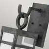Bild von Außenwandleuchte Porter, schwarz, 47,4 cm hoch