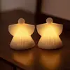 Bild von LED-Dekofigur Asta, Engel, Wachs weiß, 10cm, 2er