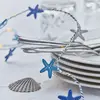 Bild von LED-Lichterkette Selma Starfish blau 20-flg. Batteriebetrieb