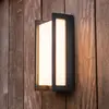 Bild von LED-Außenwandlampe QUBO, dunkelgrau, Höhe 22 cm, Metall IP54