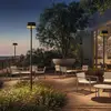 Bild von KLEWE LED-Solarlampe SUNDRESS anthrazit 250 cm Erdspieß IP65