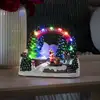 Bild von LED-Dekoleuchte Santa und Kinder, mit Musik