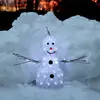 Bild von Kleine LED-Figur Crystal Snowman f. außen