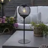 Bild von LED-Solartischlampe Sunlight mit Netzgeflecht