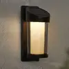 Bild von LED-Solar-Außenwandleuchte Alippa, schwarz Höhe 21 cm Metall