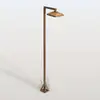 Bild von LED-Wegeleuchte Aura Edge, 100 x 19,5 cm, messing antik
