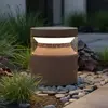 Bild von Ideal Lux LED-Sockelleuchte Boeing, kaffeebraun, Höhe 15 cm