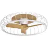 Bild von LED-Deckenventilator NATURE, CCT App weiß/buche