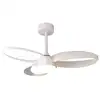 Bild von LED-Deckenventilator Infinity, weiß, DC leise Ø 93 cm CCT