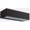 Bild von LEDS-C4 LED-Außenwandlampe Nemesis, braun, Breite 19,5 cm