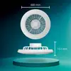 Bild von Philips LED-Deckenventilator Amigo, weiß, 48 cm, CCT, RGB
