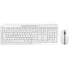 Bild von CHERRY Stream Desktop Set Recharge, QWERTY-Layout US mit Euro-Symbol, kabelloses Maus & Tastatur-Set, Weiß-Grau