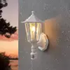 Bild von Außenwandlampe Laterna 5, weiß, Höhe 36 cm, Metall, Sensor