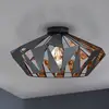 Bild von Deckenleuchte Carlton, Ø 47 cm, schwarz/kupfer