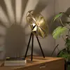 Bild von Tischleuchte Castanuelo, schwarz/gold