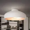 Bild von Deckenlampe Mogano aus Metall, Ø40cm, weiß