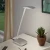 Bild von Silberne LED-Schreibtischleuchte Cajero m. Dimmer