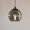 Bild von Hängeleuchte Ariscani, rauchgrau, Ø 20 cm, Glas, E27