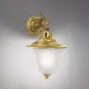 Bild von Außenwandleuchte Yard, Messing, Glas satiniert, E27, IP43