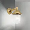 Bild von Außenwandleuchte York, Messing, Glas gerillt, E27, IP54
