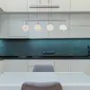 Bild von Pendellampe Elliott, Länge 60 cm, nickel matt, Metall/Glas