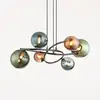 Bild von Hängelampe Riha, Ø 65 cm, bunt, Glas/Metall, 6-flg.
