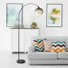 Bild von Stehlampe Newcastle, Höhe 196 cm, schwarz matt/rauchgrau