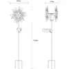 Bild von LED-Solarleuchte 36578, Erdspieß, rostbraun, Metall, Glas