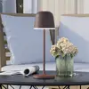 Bild von LED-Tischleuchte Mannera mit Akku, rostbraun