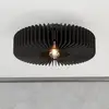 Bild von Deckenlampe Palombaia, schwarz, Ø 50 cm, Stahl/Holz, E27