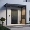 Bild von Molto Luce LED-Außen-Deckenlampe Nona, Ø 18,2 cm, anthrazit