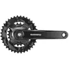 Bild von Doppeltes Tretlager Shimano Altus FC-M315-2 7/8V Schwarz 22/36T
