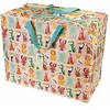 Bild von Aufbewahrungstasche Rex London Jumbo Colourful Creatures Beige 58x28x48 cm