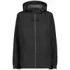 Bild von Damen Ripstop Regenjacke mit Kapuze CMP Schwarz XL