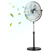 Bild von VEVOR Industrieller Standventilator, 560 mm Ventilator mit 115-147 cm einstellbarer Höhe, Bodenventilatoren mit 3 einstellbaren Geschwindigkeiten, Windmaschine für Wohnzimmer, Zuhause, Büro, Schwarz