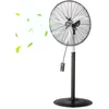 Bild von VEVOR Industrieller Standventilator, 670 mm, 85-Grad-Oszillationsventilator, höhenverstellbarer Ventilator mit 3 einstellbaren Geschwindigkeiten, Windmaschine für Fabrik, Werkstatt, Lager, Schwarz