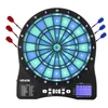 Bild von VEVOR Elektronische Dartscheibe, E-Dartboard mit LED-Beleuchtung, 48 Spielen & 500 Variationen, inkl. 6 Dartschäften mit Flights & 50 Ersatz-Pfeilspitzen, LCD mit Cricket-Punktestand, für 8 Spieler