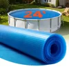 Bild von VEVOR Pool Solarabdeckplane rund  7315 mm, Solarfolie, 0,4 mm-Pool-Solardecke mit Luftpolster- & PE-Material, Wärmeabsorption tagsüber, Wärmespeicherung nachts, Solarabdeckungen, blau
