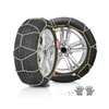 Bild von VEVOR Schneeketten Reifenketten aus Mangan-legierter Stahl, Notfall-Traktionsketten, 2 Stk. 610/685mm Universal Auto Schneeketten Schwerlast Notfallzugketten für Autos Pickups SUVs Lkws, Silber