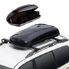 Bild von VEVOR Auto Dachbox Dachkoffer Aufbewahrungsbox 220 L, ABS-Hartschalen Dachgepäckträger Aufbewahrungsbox mit beidseitiger Öffnung und 2 verstärkten Gurten, Gepäckaufbewahrungsbox für SUVs Schwarz