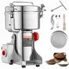 Bild von VEVOR elektrische Getreidemühle Hochgeschwindigkeits-Maismühle 2500 g 3400 W, Pulverisiermaschine aus Edelstahl, für trockene Körner Gewürze Müsli Kaffee Mais Pfeffer Schwenktyp 24 x 23 x 39 cm