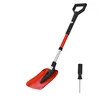 Bild von VEVOR Schneeschaufel, 22 cm Schneeräumer mit D-förmigem Griff, Schneeschieber 910 1020 mm, Schneeschippe, Schneeschüppe, Schneeräumwerkzeug aus Aluminiumlegierung für Garten, Auto, Camping
