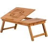 Bild von Homcom Laptoptisch Betttisch Bambustisch Klapptisch Notebooktisch Bambus (Modell 1) Aosom