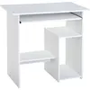 Bild von HOMCOM Computertisch Schreibtisch Büro Gaming Kinder PC-Tisch Weiß 80x45x75cm Aosom